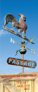 Affiche Passage, manifestation d'art public.